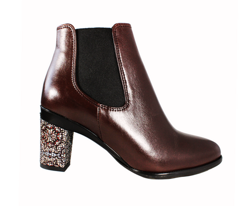 Heath studded heel sales bootie