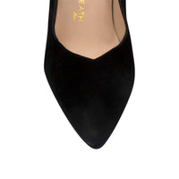 Adriana Black (Nubuck or Lambskin) Pump