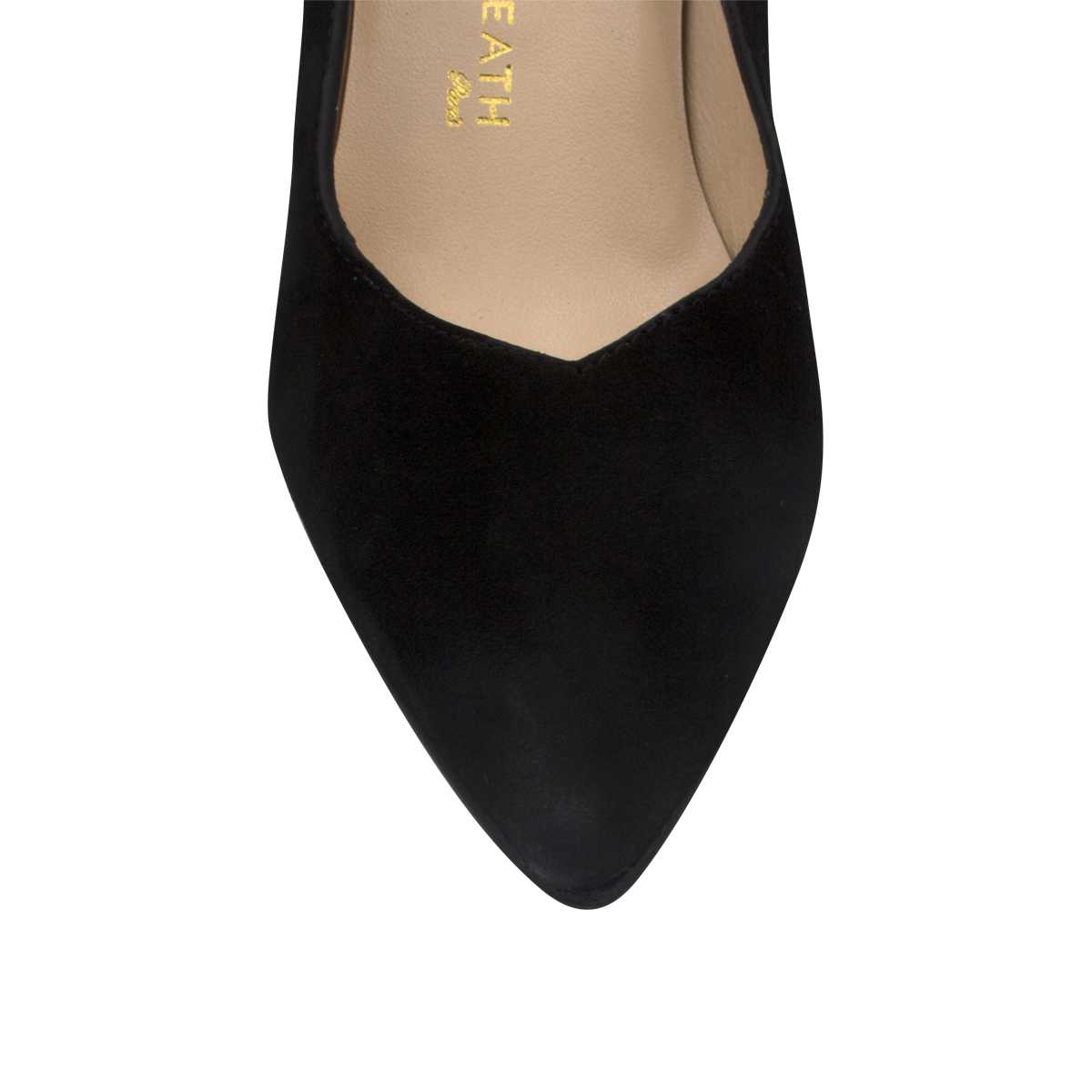 Adriana Black (Nubuck or Lambskin) Pump