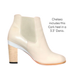 Chelsea Almond Booty with Interchangeable Heels