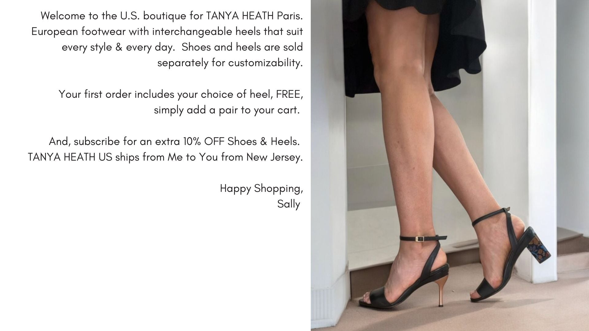 TANYA HEATH US. Shoes and Convertible Heels from Paris in