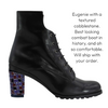 Eugenie Combat Boot & Interchangeable Heels