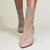 Beatrix Almond Nubuck Boot & Interchangeable Heels