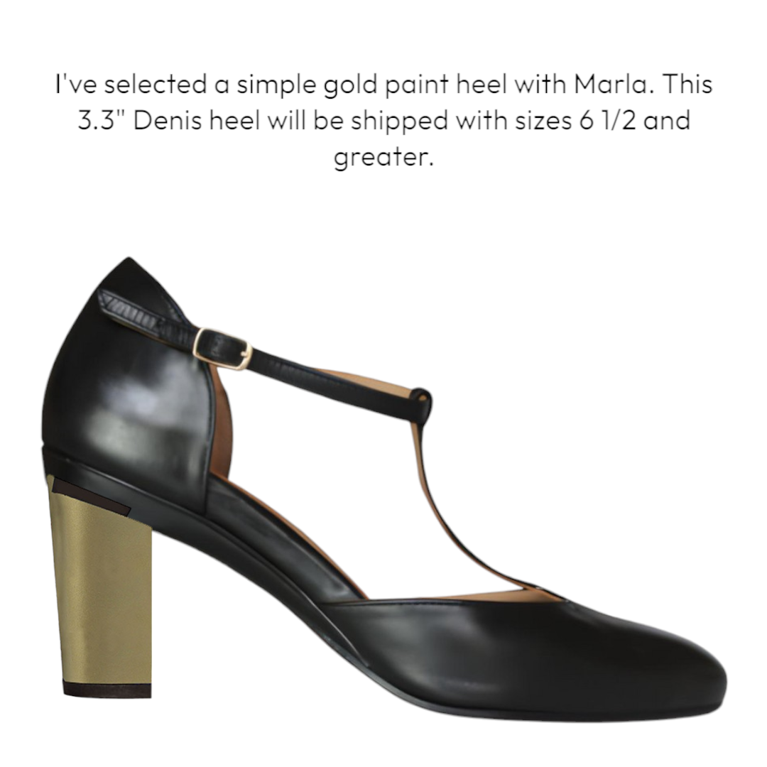 Marla Black T-Strap Pump