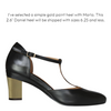 Marla Black T-Strap Pump