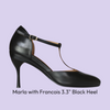 Marla Black T-Strap Pump