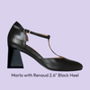 Marla Black T-Strap Pump