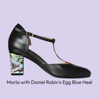 Marla Black T-Strap Pump