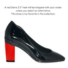 Valerie Black Patent Pump