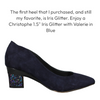 Valerie Blue Nubuck Pump