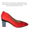Valerie Poppy Red & Interchangeable Heels