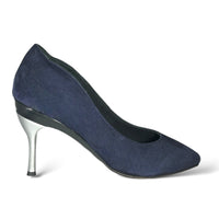 Valerie Blue Nubuck Pump