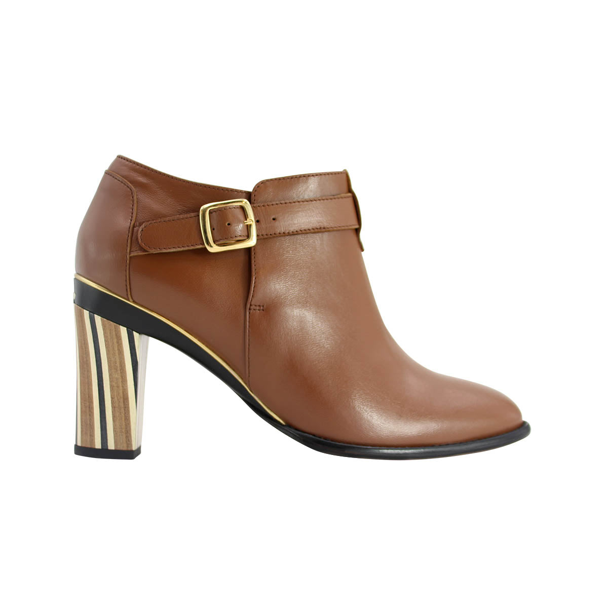 Anastasia Leather Booty with Interchangeable Heels TANYA HEATH