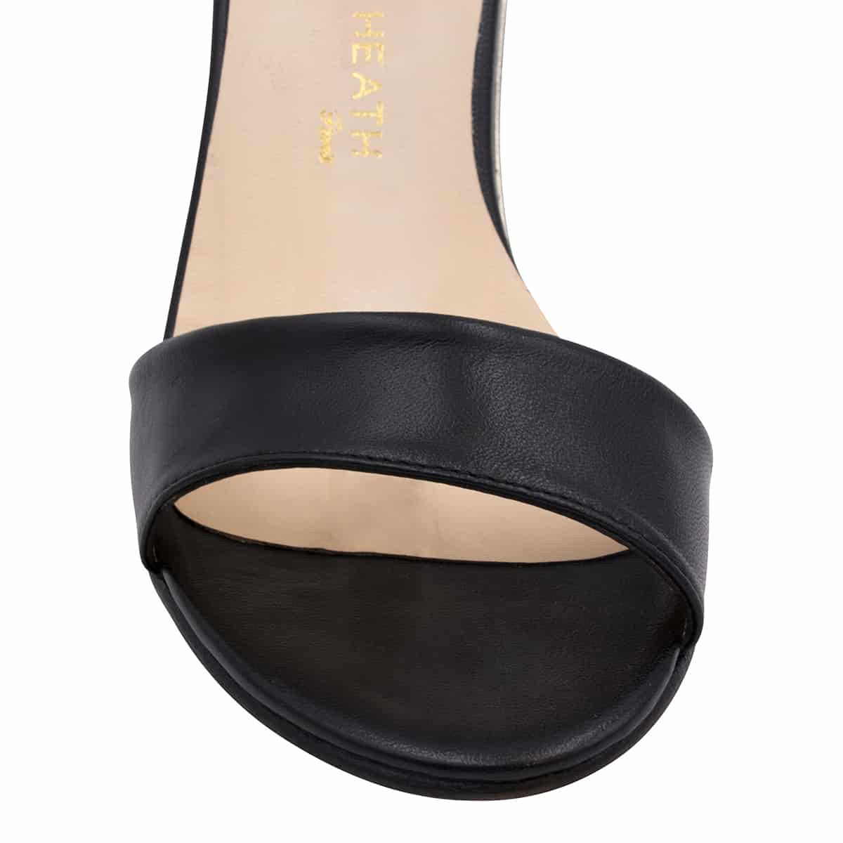 TANYA HEATH Paris Black Sandal with Interchangeable Heel TANYA HEATH Paris Black Sandal with Interchangeable Heel
