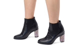 tanya heath paris lambskin chelsea boot with interchangeable heels