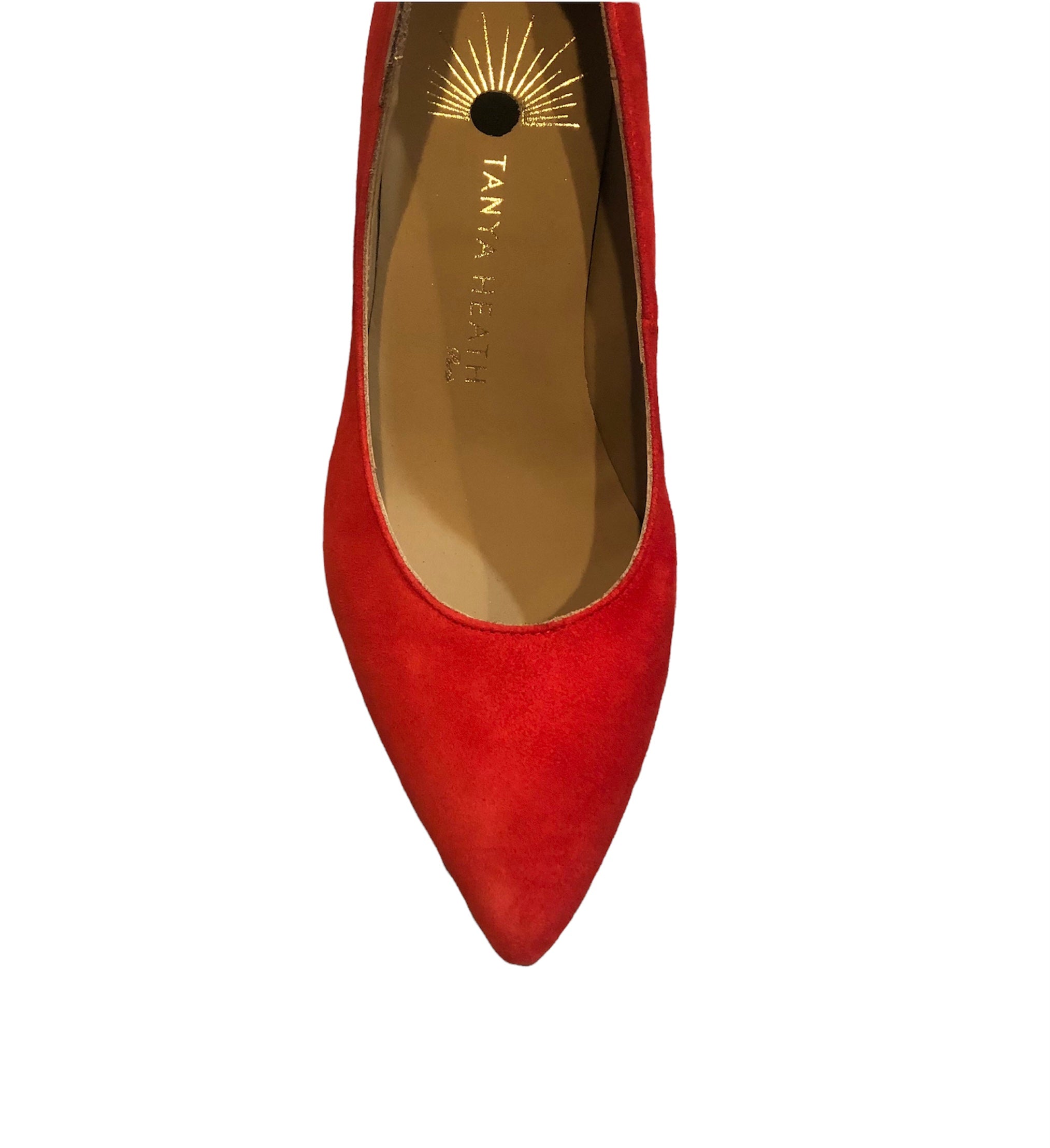 TANYA HEATH Paris パンプス　黒&赤革靴セット TANYA HEATH Paris Classic Pointy Pump Brick Red with